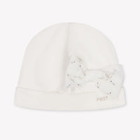 First Baby Girls Hat In OffWhite