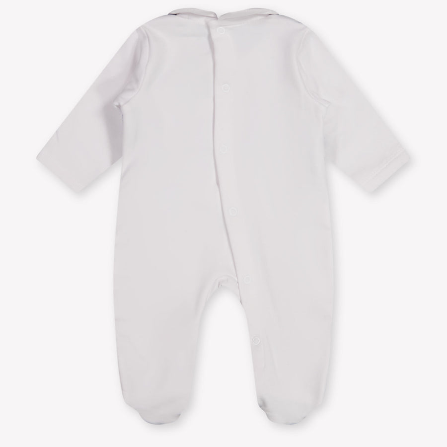 First Baby Boys Playsuit In Light Blue