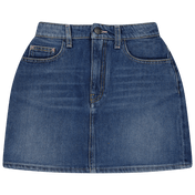 Palm Angels Children's Girls Skirt Jeans