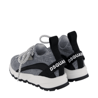 Dsquared2 Kinder Unisex Sneakers Grijs