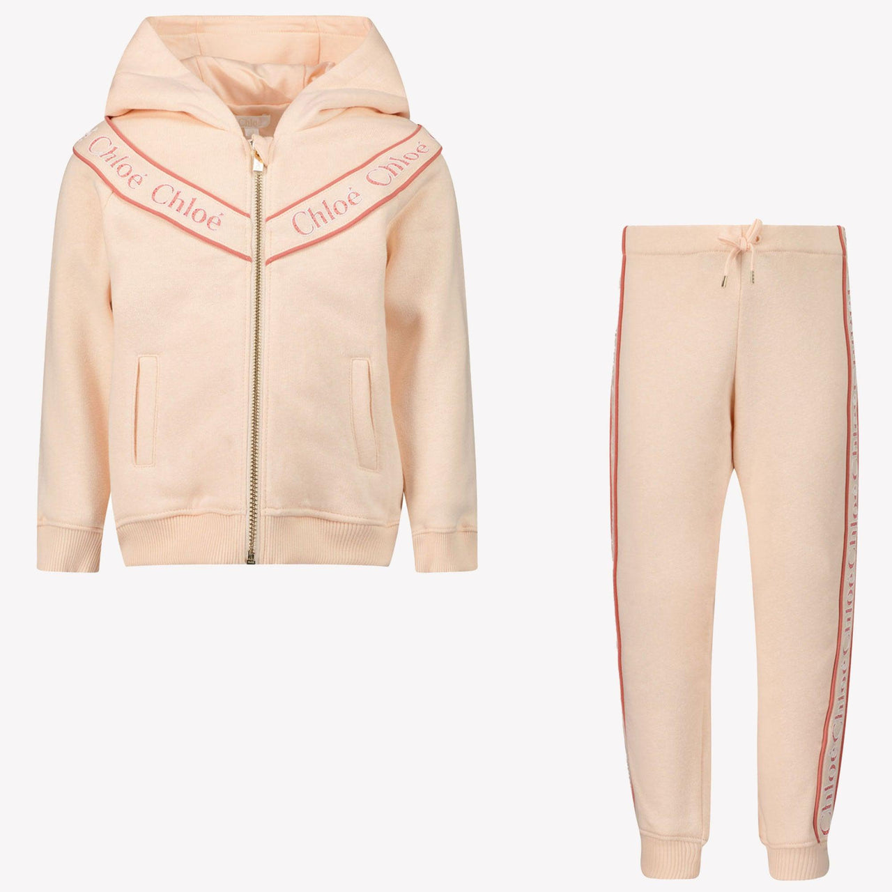 Chloe Baby Girls Tracksuit   Light Pink