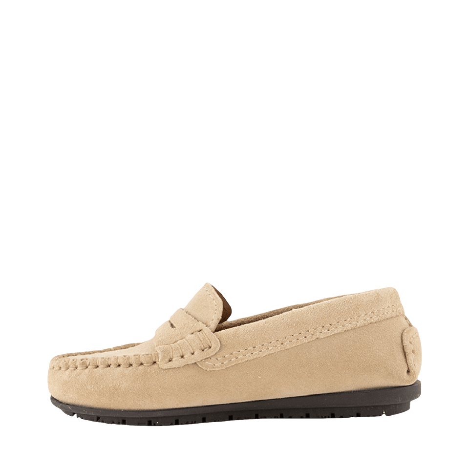 Atlanta Mocassin Kinder Unisex Schoenen Licht Beige