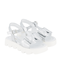 Andrea Montelpare Kinder Meisjes Sandalen Zilver