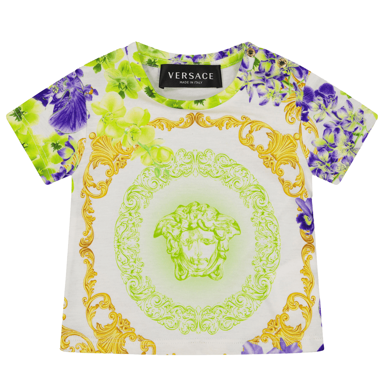 Versace Baby Meisjes T-Shirt Wit 3/6