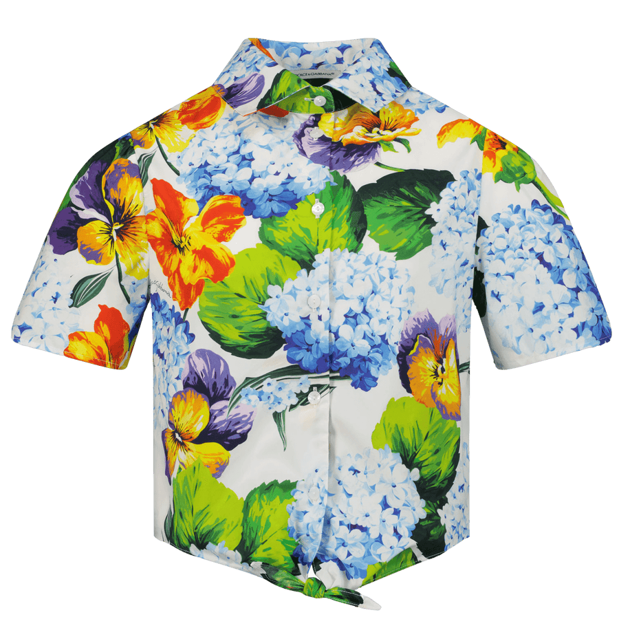 Dolce & Gabbana Kinder Meisjes Overhemd Groen 3Y