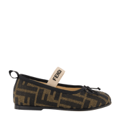 Fendi Kids Girls Schoenen Brown