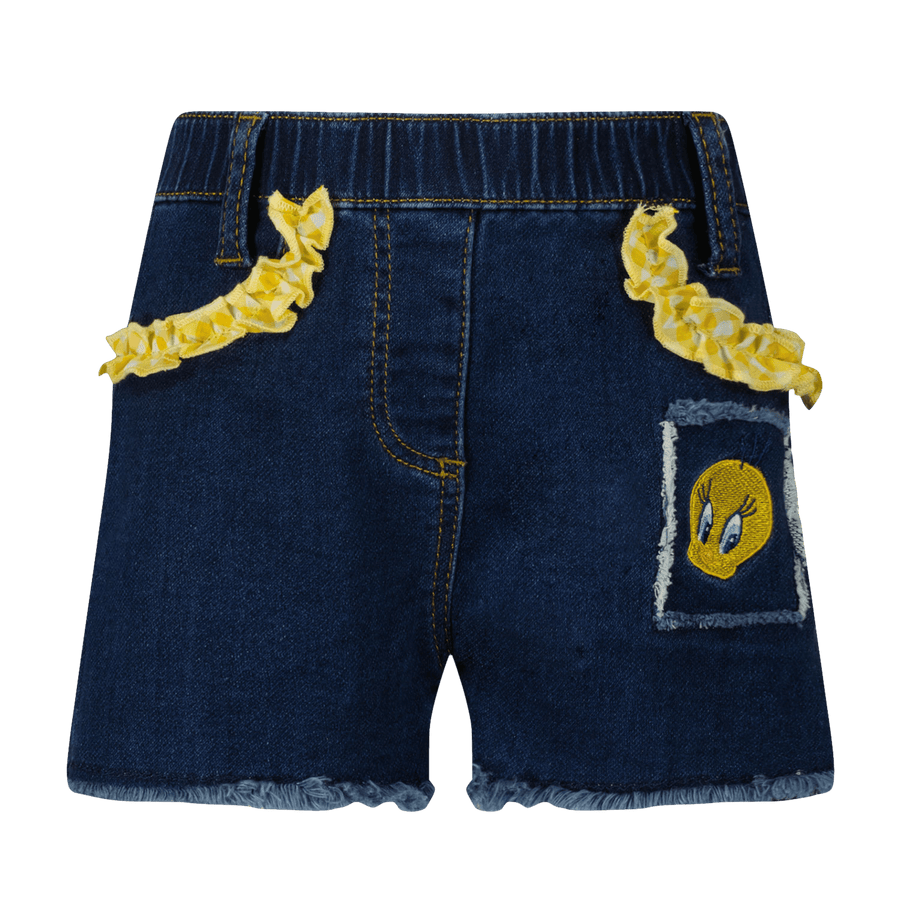MonnaLisa Baby Meisjes Shorts Jeans 6 mnd