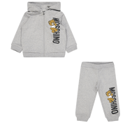 Moschino Baby Unisex Jogsuit Grey
