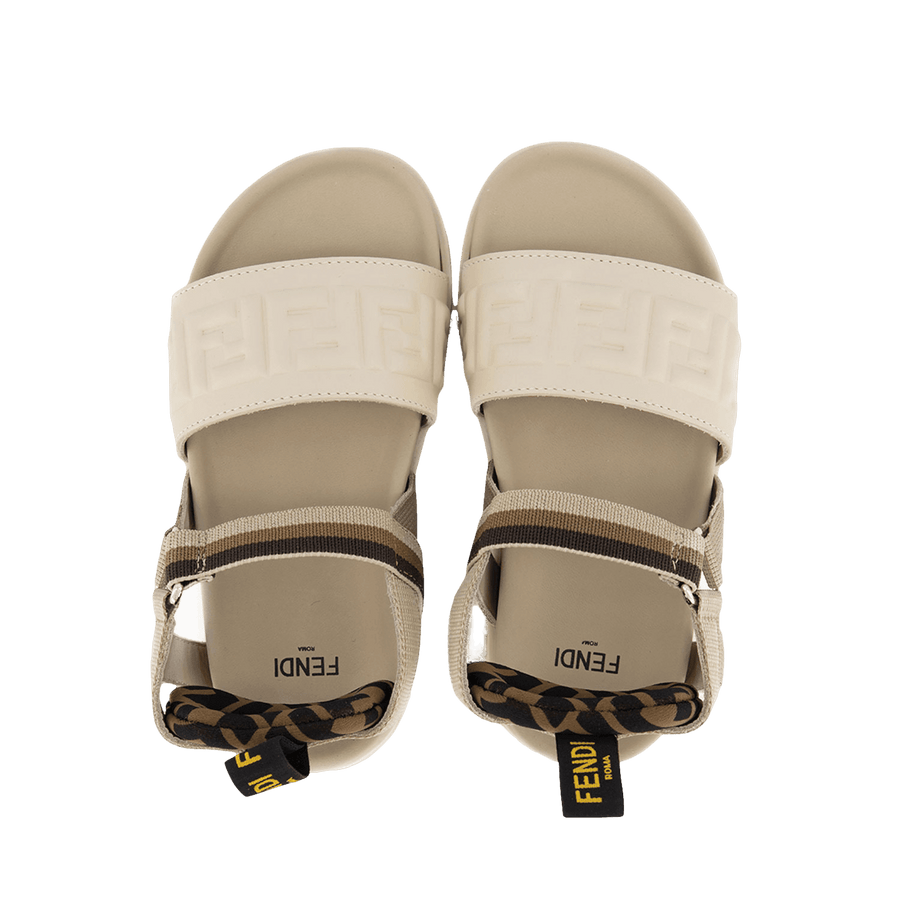 Fendi Kinder Unisex Sandalen Beige