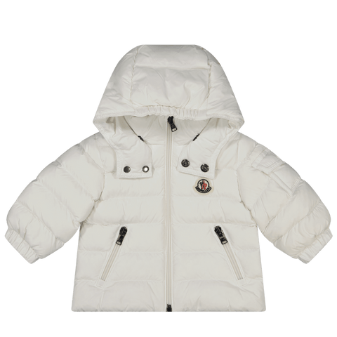 Moncler Baby Unisex Jacket White