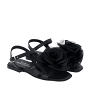 Andrea Montelpare Kids Girls Sandals Black