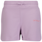 Off-White Children's Shorts Lilac
