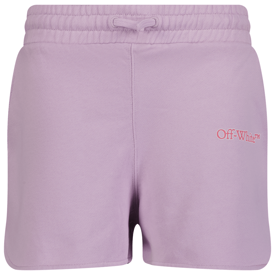 Off-White Kinder Shorts Lila 4Y