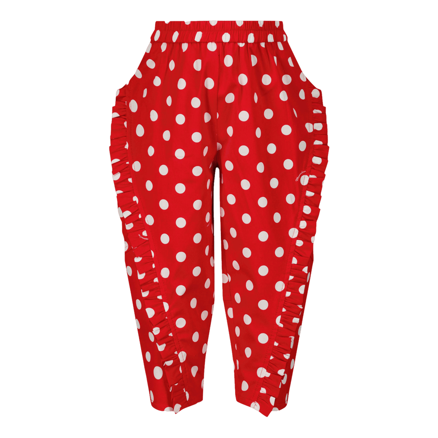 MonnaLisa Baby Meisjes Broek Rood 3 mnd