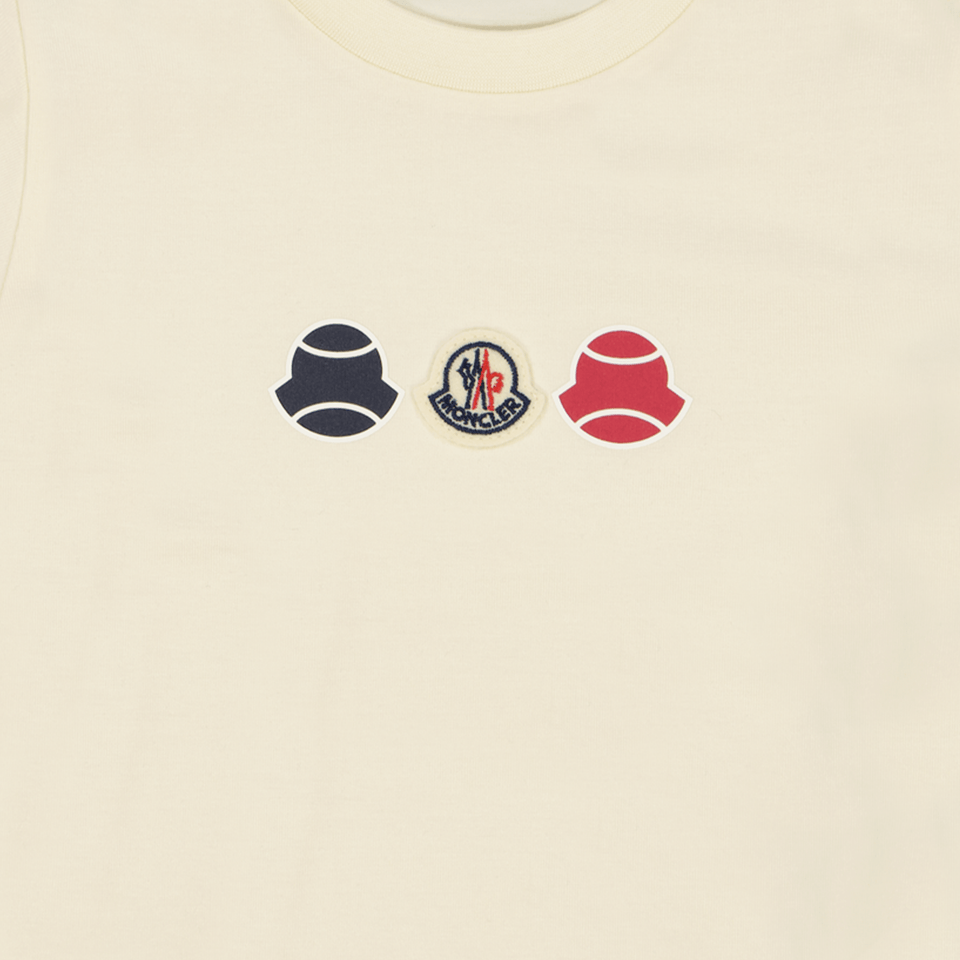 Moncler Baby Jongens T-Shirt Geel