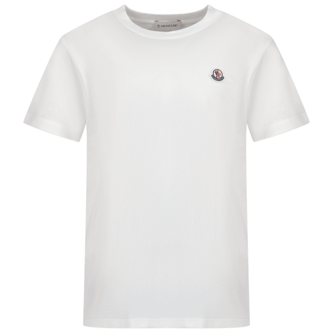 Moncler Kids Unisex T-Shirt White