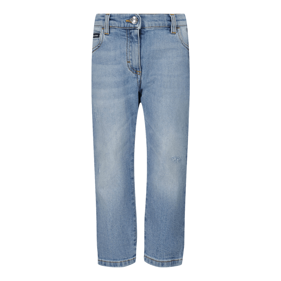 Dolce & Gabbana Baby Meisjes Broek Jeans 6/9
