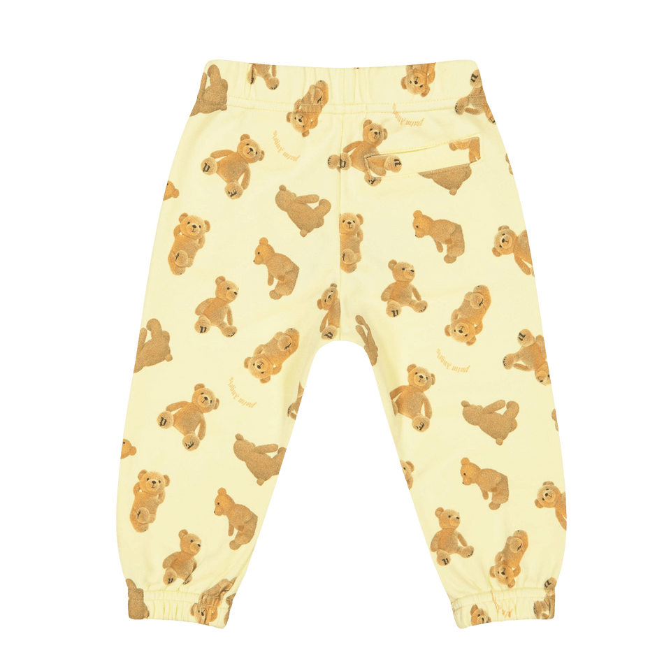 Palm Angels Baby Meisjes Broek Geel