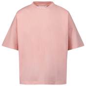 Palm Angels Children's Girls T-Shirt Light Pink