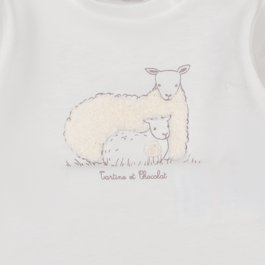 Tartine et Chocolat Baby Jongens T-Shirt Wit