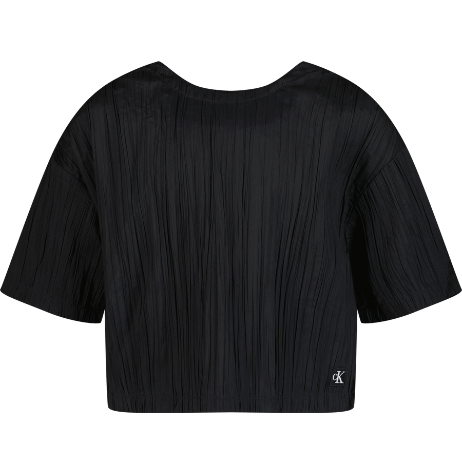 Calvin Klein Girls T-Shirt Black