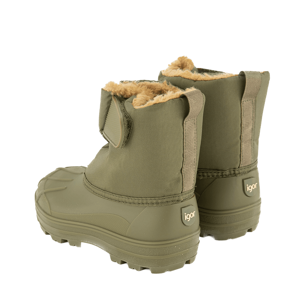 Igor Kinder Unisex Snowboots Khaki