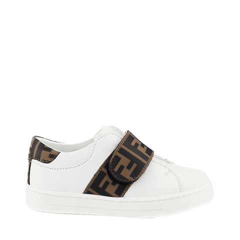 Fendi Kids Boys Sneakers White