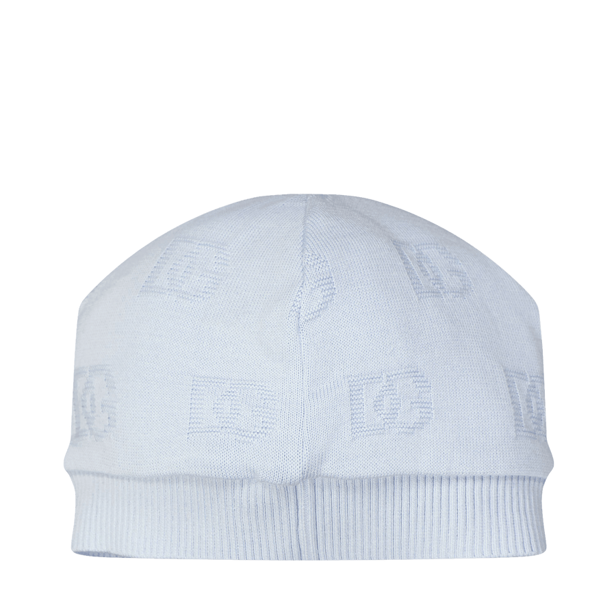Dolce & Gabbana Baby Unisex Muts Licht Blauw