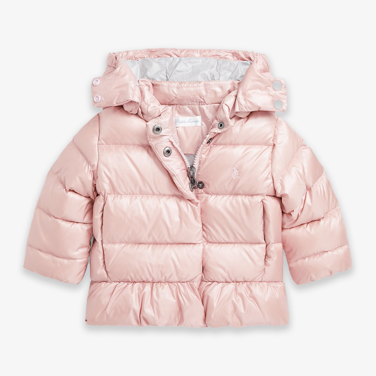 Ralph Lauren Baby Meisjes Winterjas In Licht Roze