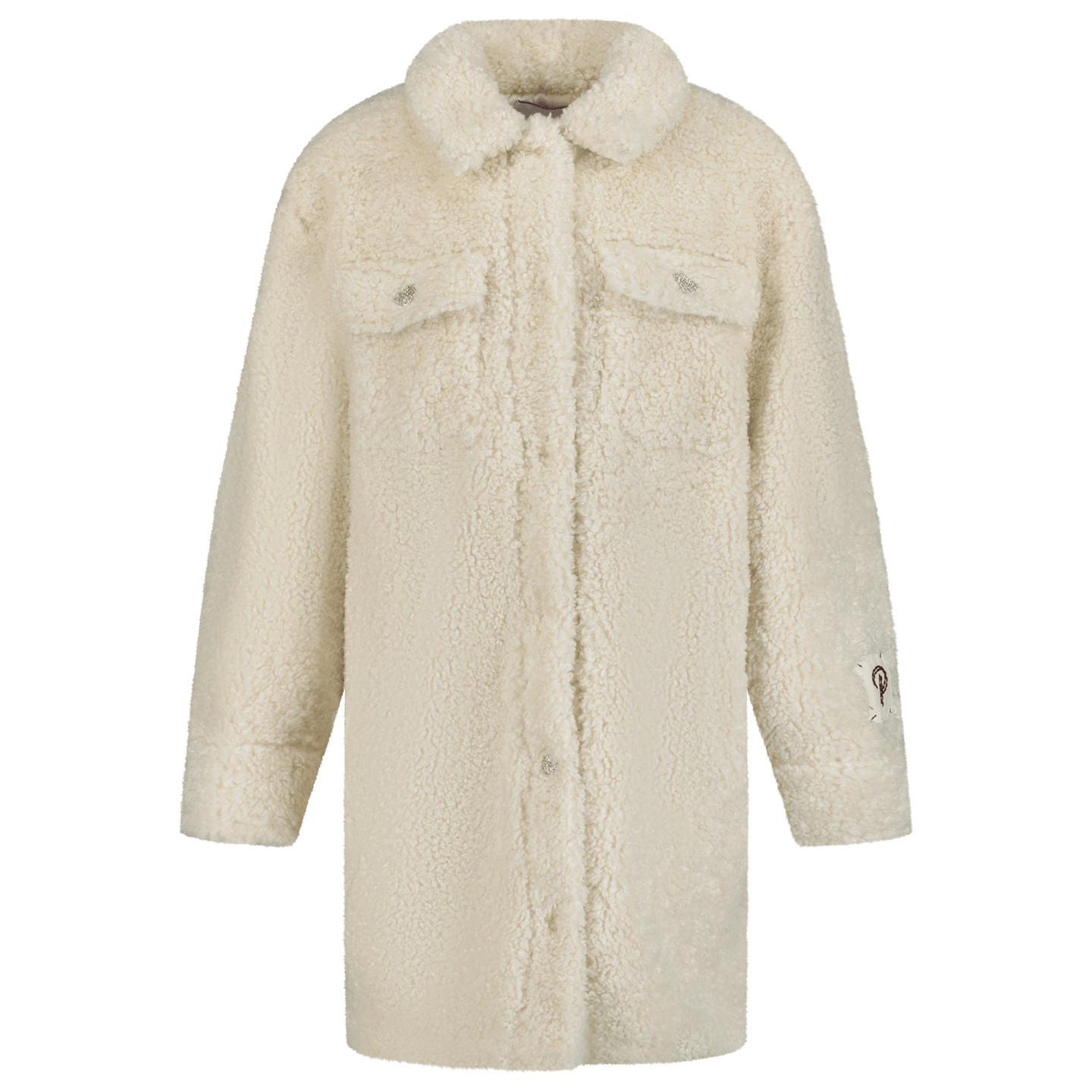 Pinko Kinder Meisjes Jas Creme 8Y