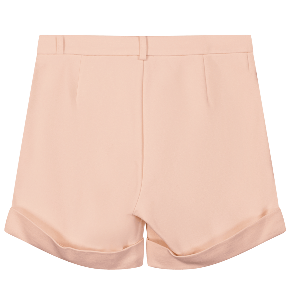 Moschino Kinder Meisjes Shorts Licht Beige