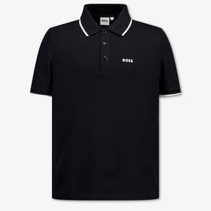 Boss Kinder Jongens Polo In Zwart