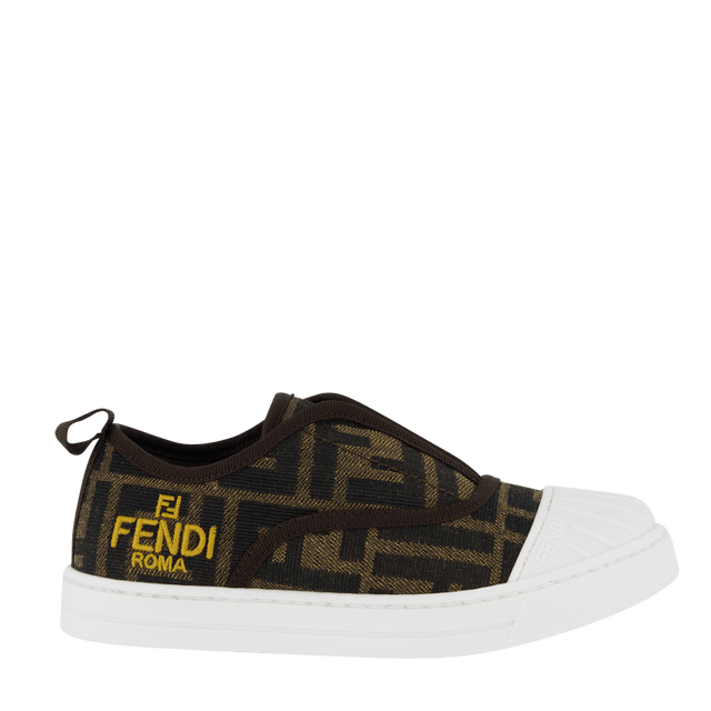 Fendi Kinder Unisex Sneakers Bruin 27