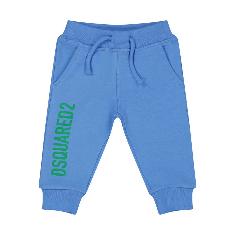 Dsquared2 Baby Unisex Broek Blauw 3 mnd