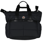 Moncler Baby Unisex Diaper bag Black