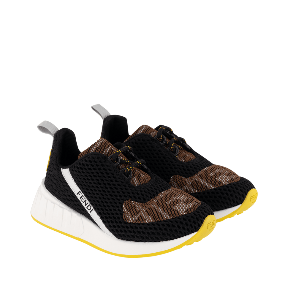 Fendi Kinder Unisex Sneakers Zwart