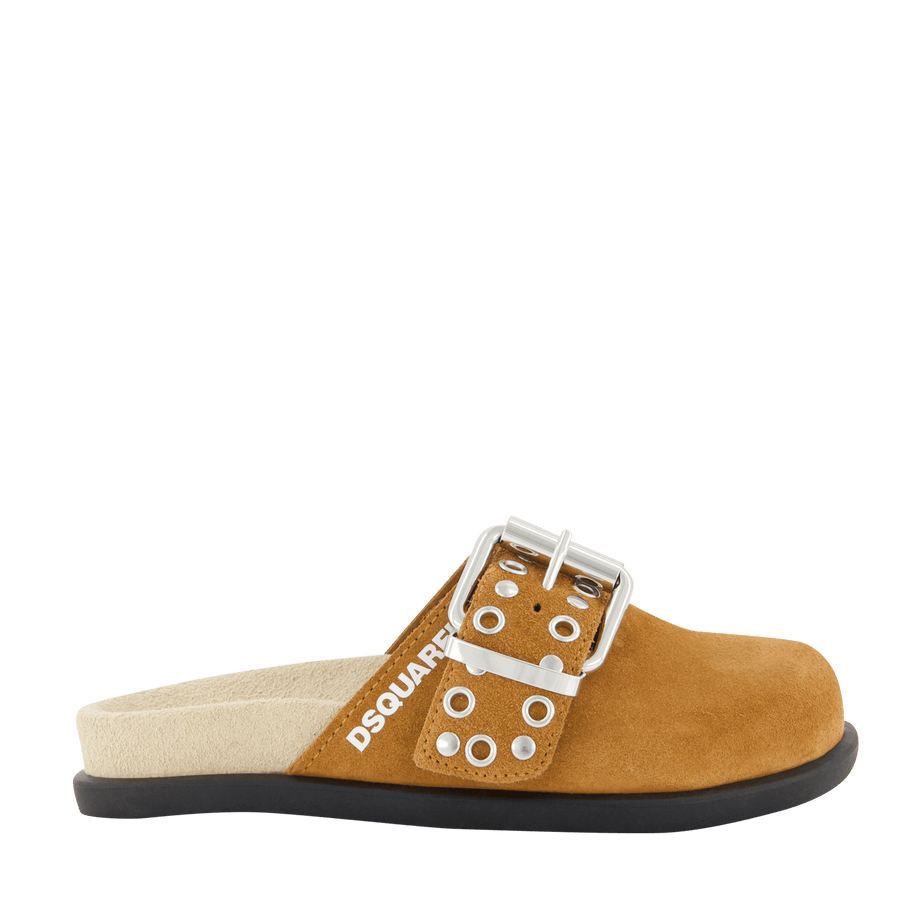 Dsquared2 Kinder Unisex Slippers Camel
