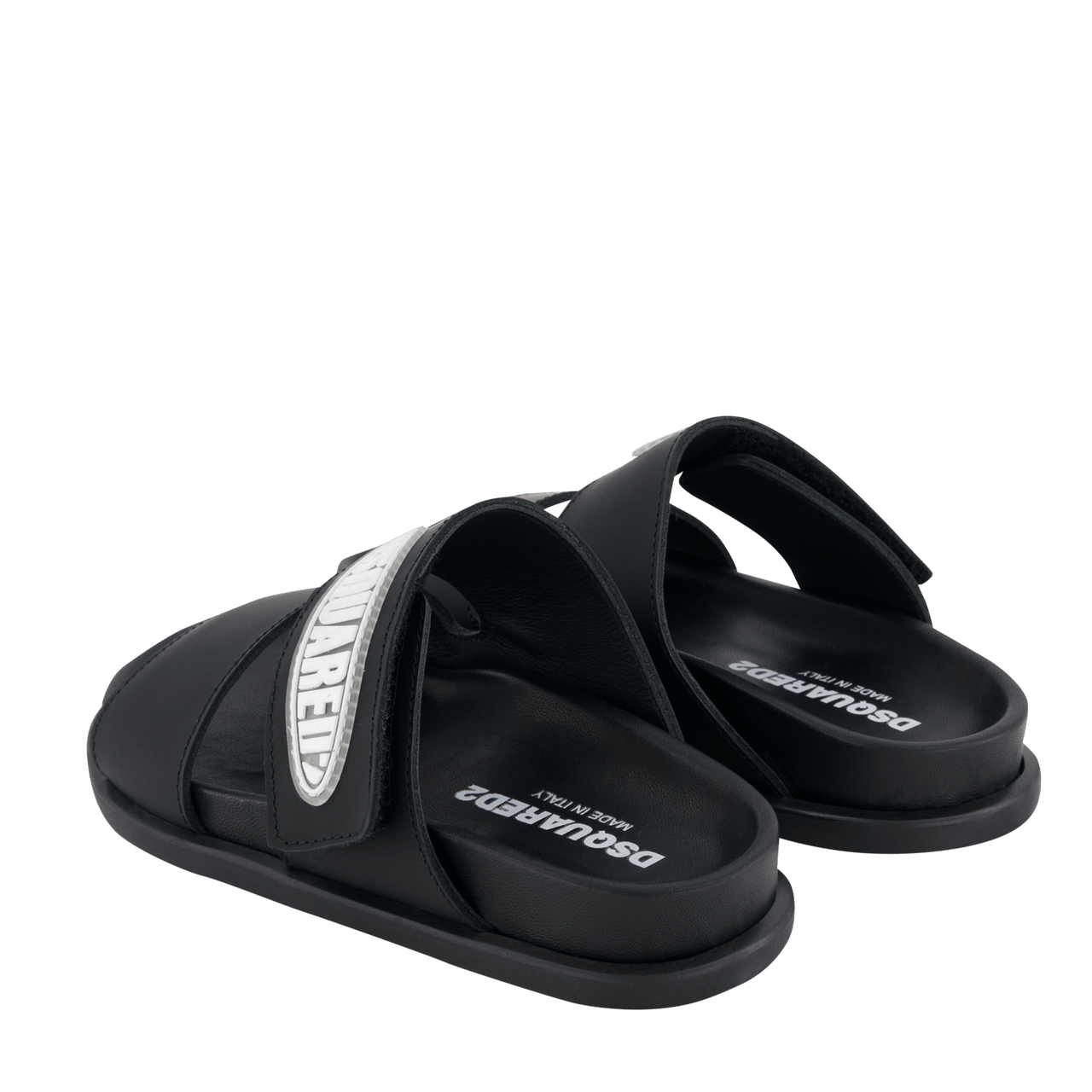 Dsquared2 Kinder Unisex Slippers Zwart
