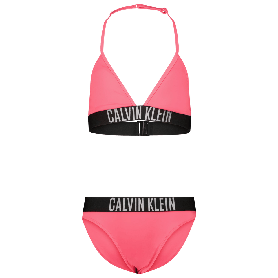 Calvin Klein Kinder Meisjes Zwemkleding Roze 8Y