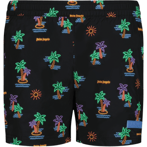 Palm Angels Kinder Jongens Zwemkleding Zwart 4Y