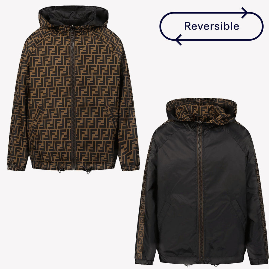 Fendi Unisex Kids Summer Jacket in Black