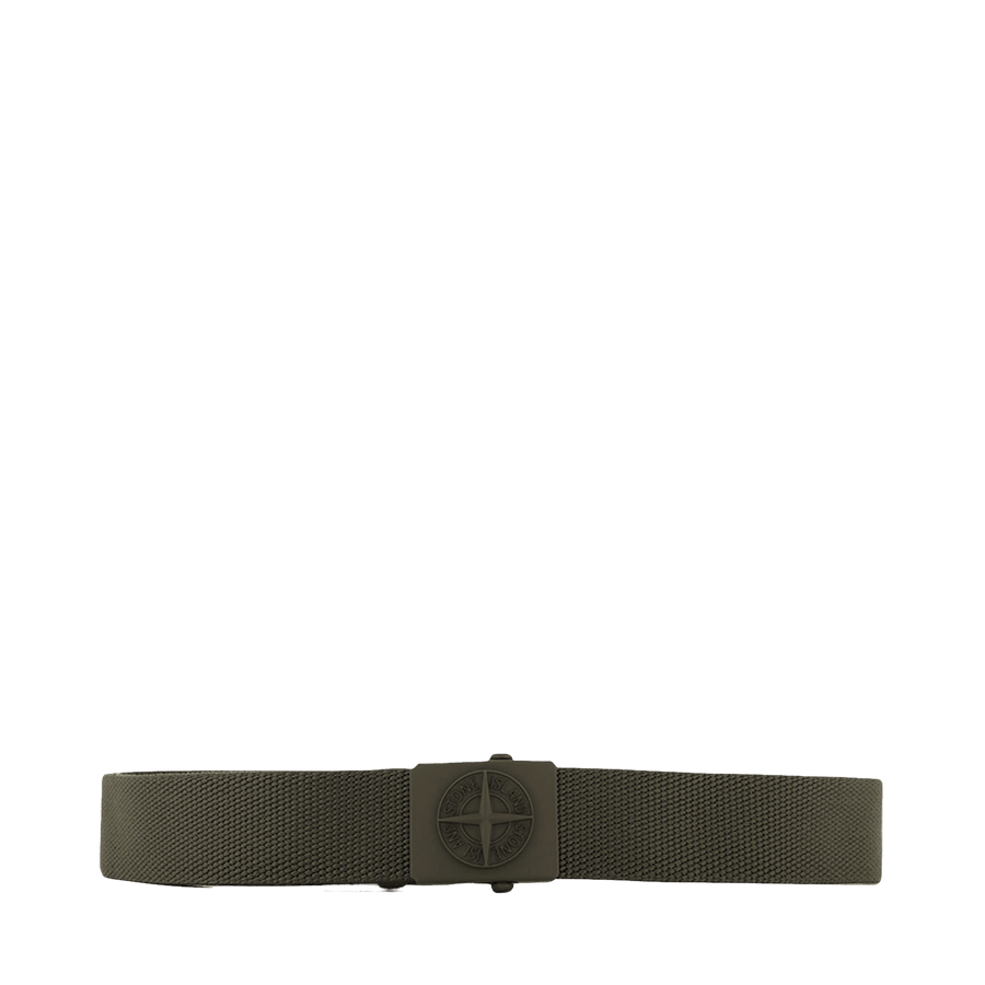 Stone Island Kinder Jongens Riem Olijf Groen 4Y
