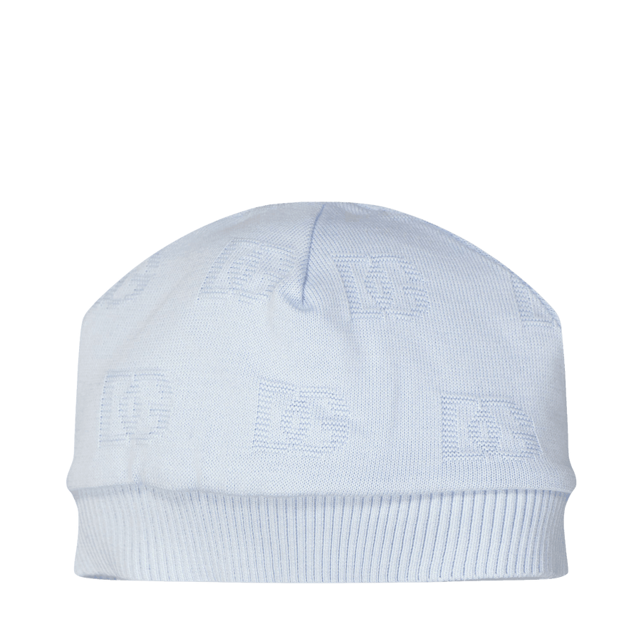 Dolce & Gabbana Baby Unisex Beanie Light Blue