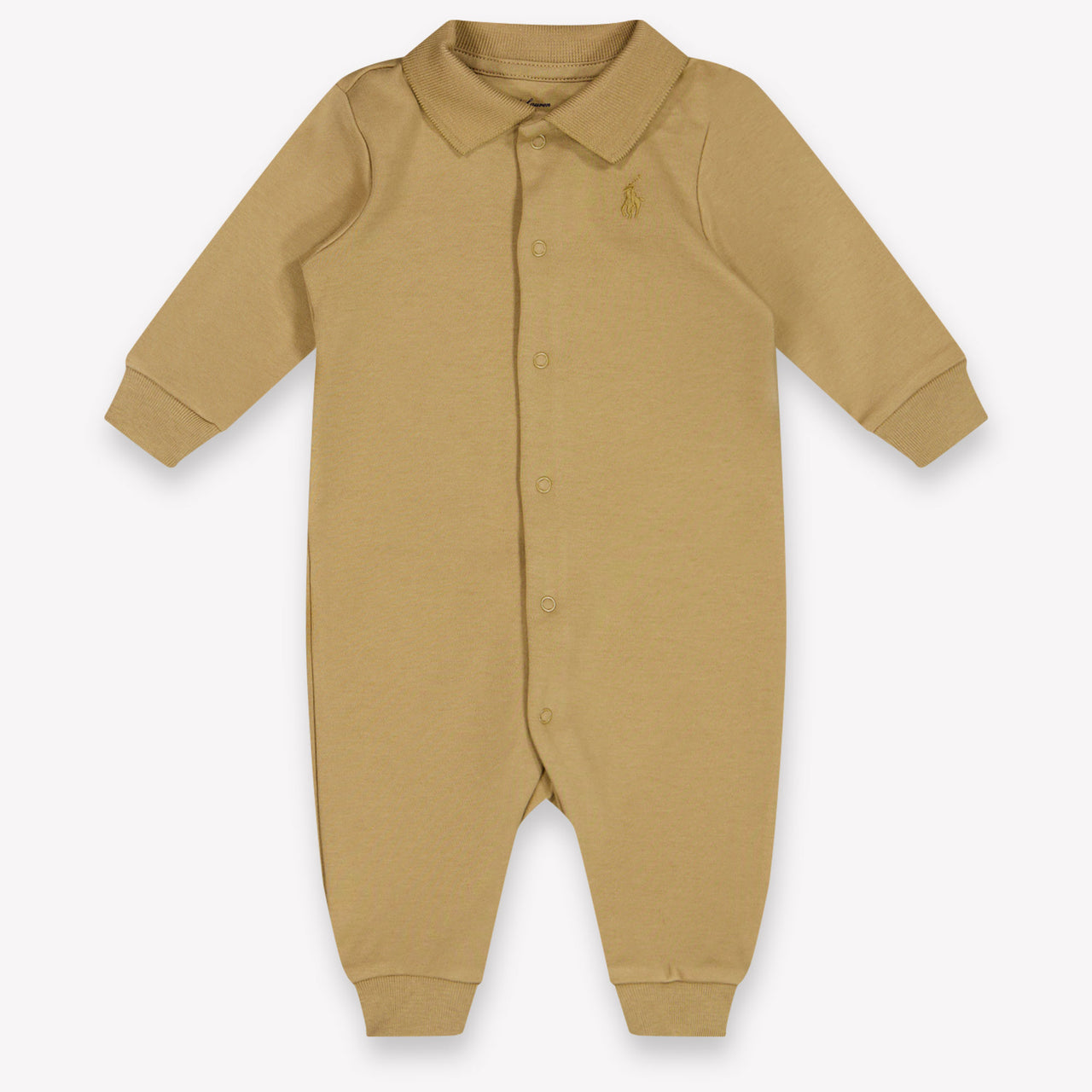 Ralph Lauren Baby Boys Playsuit In Camel