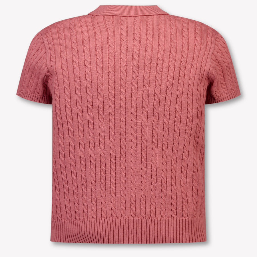 Ralph Lauren Kids Girls Polo In Pink
