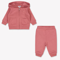 Ralph Lauren Baby Meisjes Joggingpak In Oud Roze
