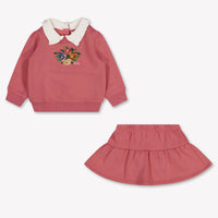 Ralph Lauren Baby Meisjes Setje In Oud Roze