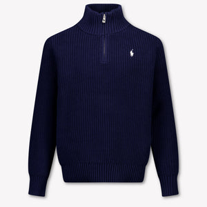 Ralph Lauren Kids Boys Sweater In Navy
