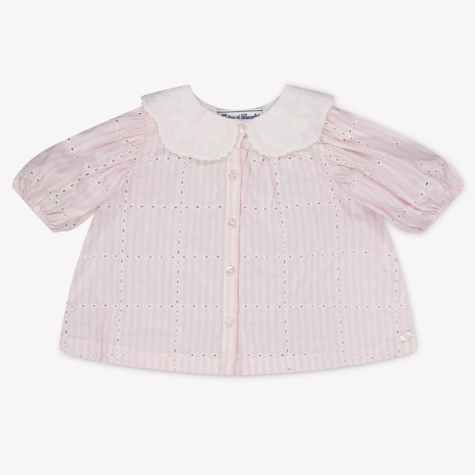 Tartine Et Chocolat Baby Girls Blouse In Light Pink