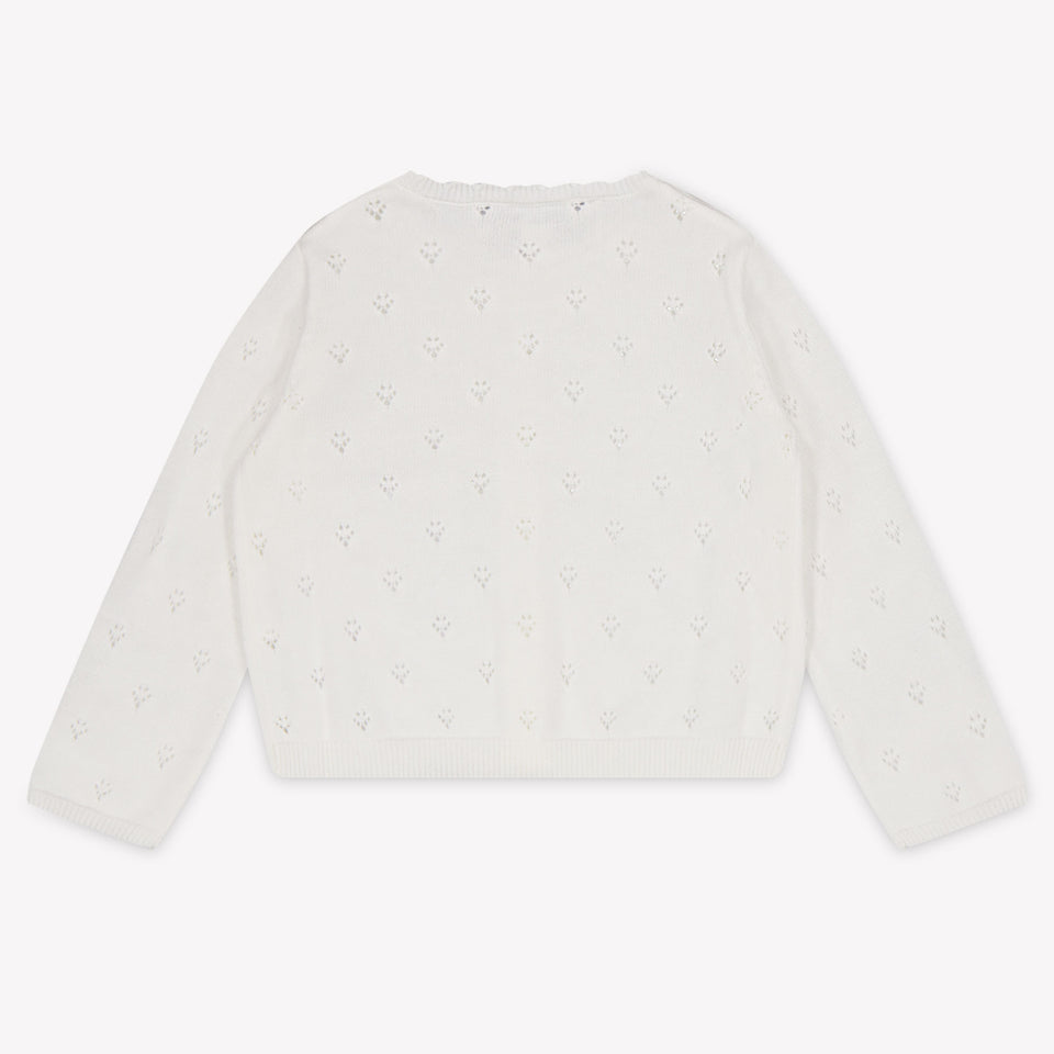 Tartine et Chocolat Baby Meisjes Vest In Wit